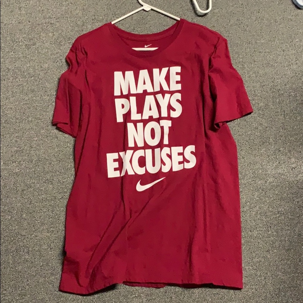 Nike red shirt
